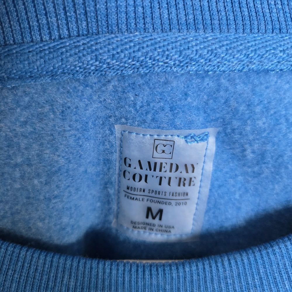 NWT, Detroit Lions Blue Sweatshirt, Sz. M, Oversized - Picture 2 of 4